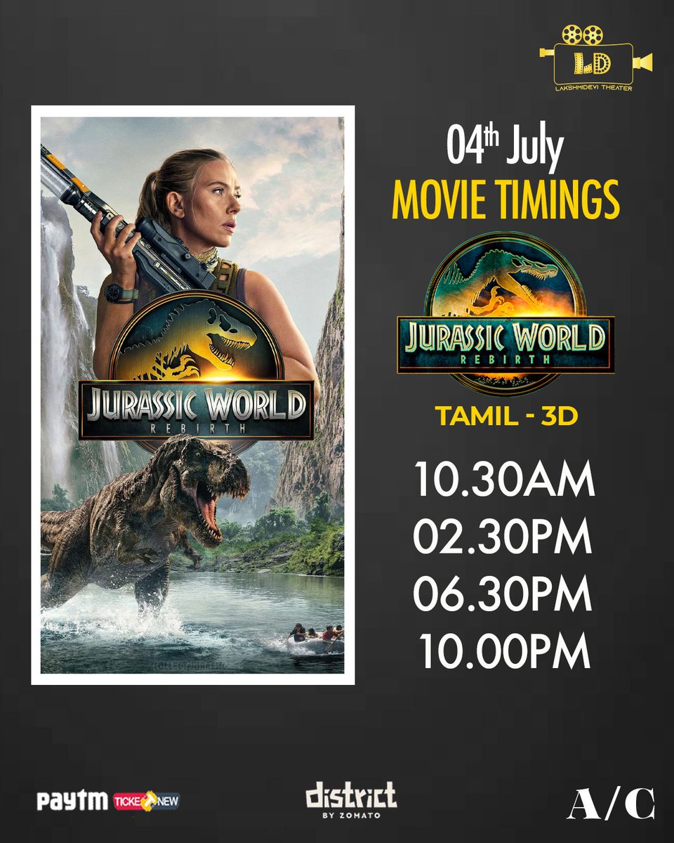 Movie timings for tomorrow at Lakshmi Devi, Hosur. Book your tickets now at the box office Paytm Ticketnew &amp; District app.
#lakshmidevi #Hosur #Attibelle #Sarjapur #Chandapura #Anekal #Kairali #samajam.