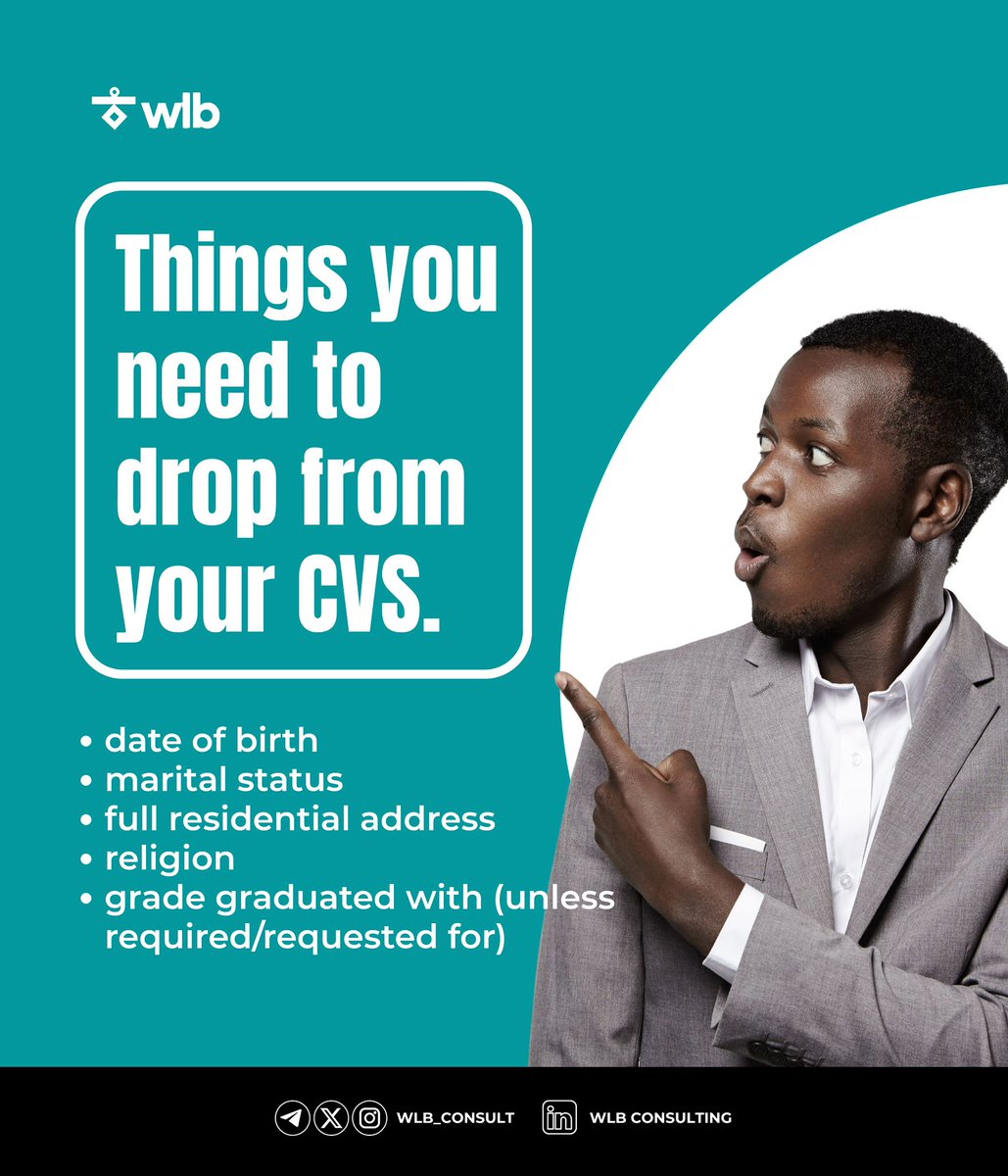 Things you need to REMOVE from your CV immediately: 📍

Recruiters want SKILLS, not stories. Keep it clean, keep it relevant.