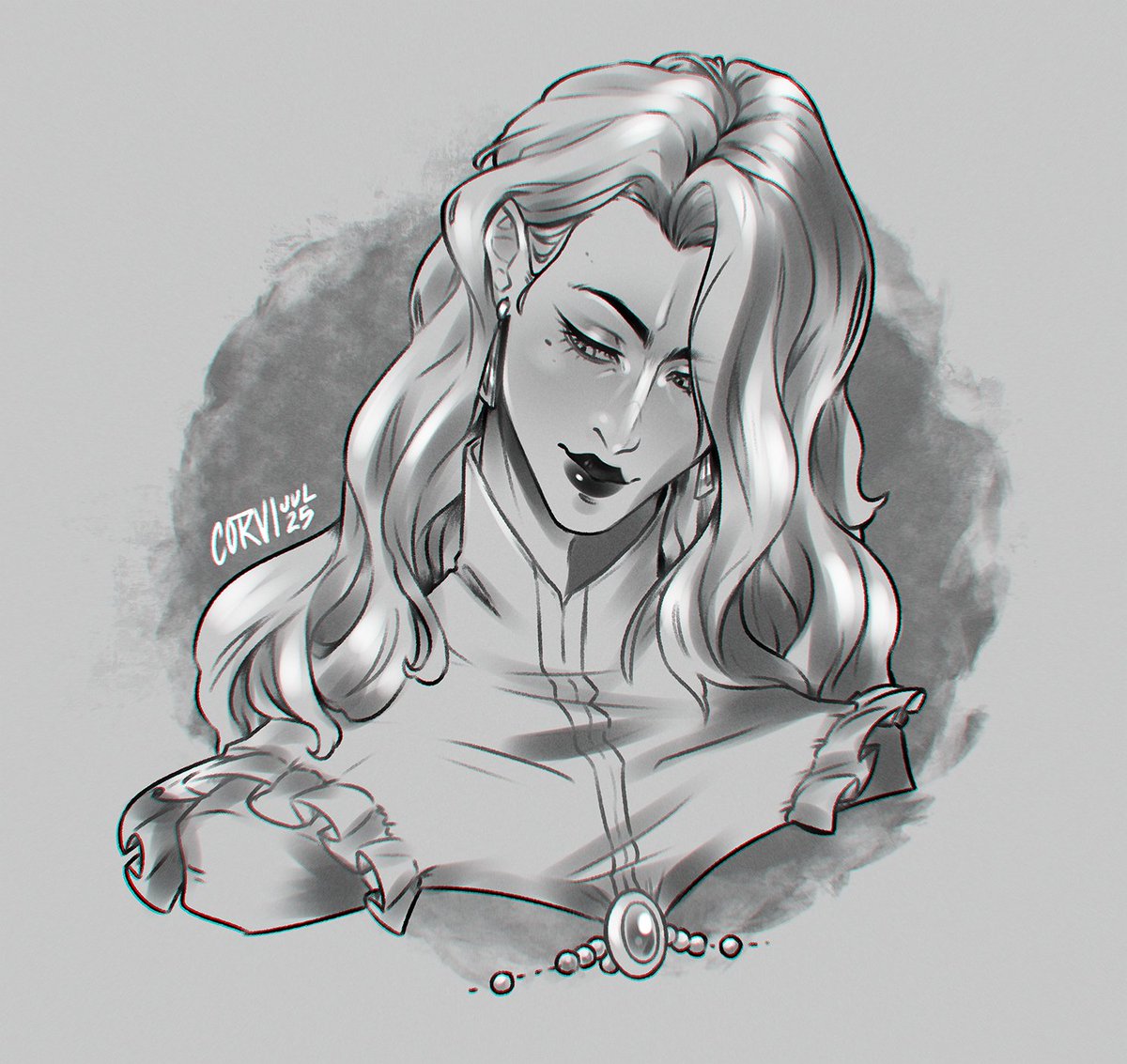 CorvusAurem's tweet photo. First artfight attack! I'm team Crystal (uωu*)
Same username on arttfight as here, CorvusAurem~ fight me I dare ya!
#noai #digitalart #cleansketch #art #characterart #artfight #teamcrystal #artfight2025 #artmoot https://t.co/10cGQOlTer