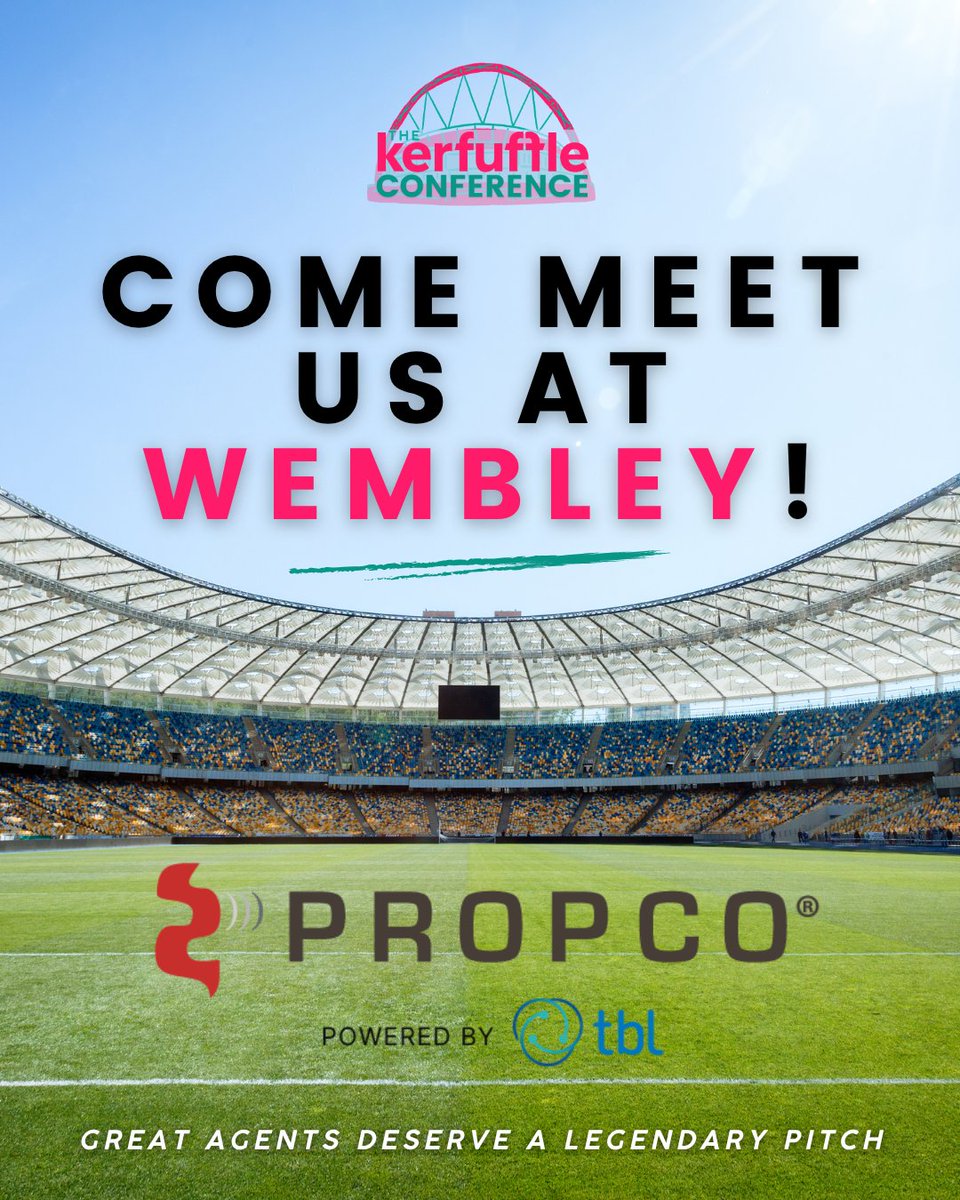 Just 1 week until #Kerfuffle2025!

We’re excited to showcase how PropCo is powering the next-gen letting agent.

📍 Come visit us on 10th July 
🎟️ eu1.hubs.ly/H0lrHMT0

#CountdownToKerfuffle #SaaSForLettings