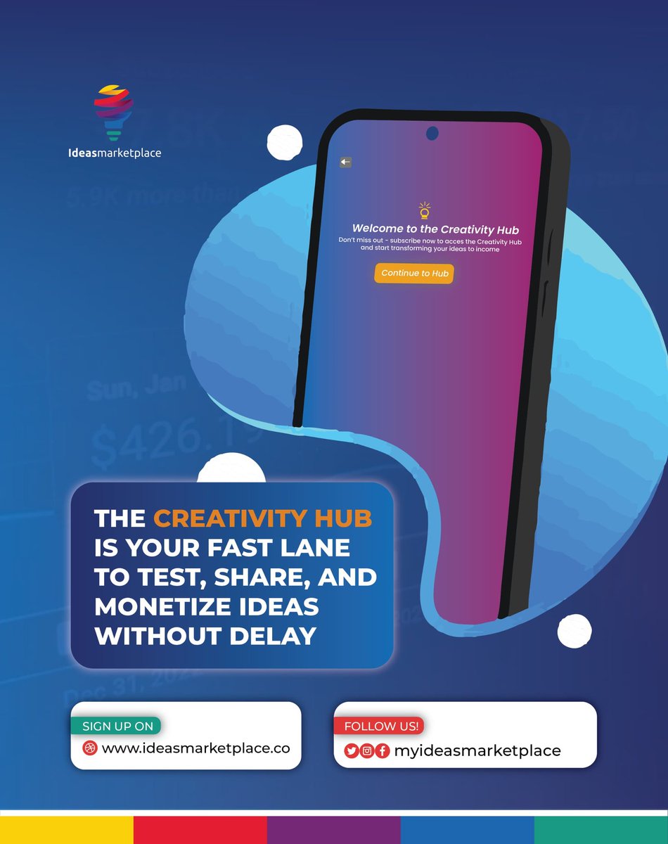 myideasmarket_'s tweet photo. 🔸Not ready to sell yet? Start with engagement.
The Creativity Hub allows you to upload ANY random creative idea and get reactions before deciding to monetize it.
#CreativityHub #TestAndEarn #SocialInnovation #IPCommunity #Ideasmarketplace #InnovationForAll https://t.co/3n35DWd9DW