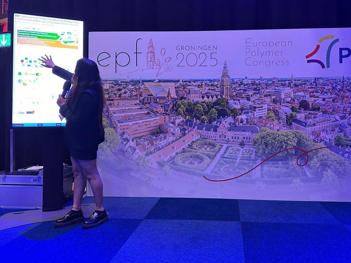 SusBioComp's tweet image. Last week was an exciting one! We had the opportunity to share our latest #research on #biomass-derived #materials for #foodpackaging applications at two international conferences:
👉The #EPF2025 European Polymer Congress 2025 and the 👉Materials Today #MATA2025 conference