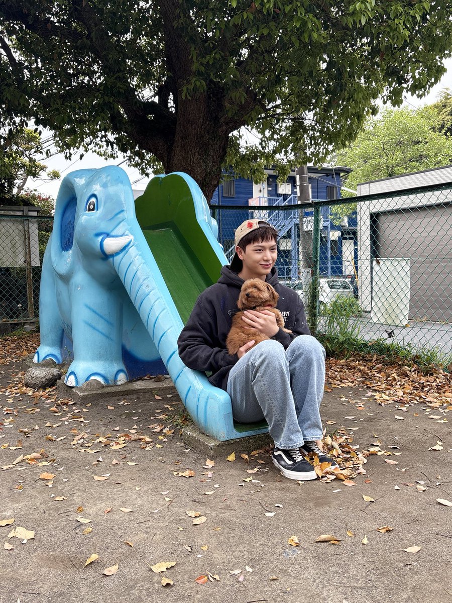 길가던 강아지랑 냅다 사진 찍었다는게 너무 웃기고 귀여움ㅋㅋㅋㅋㅋㅋ 
강아지 너무 어색해보임ㅋㅋㅋㅋㅋㅋㅋㅋㅋ