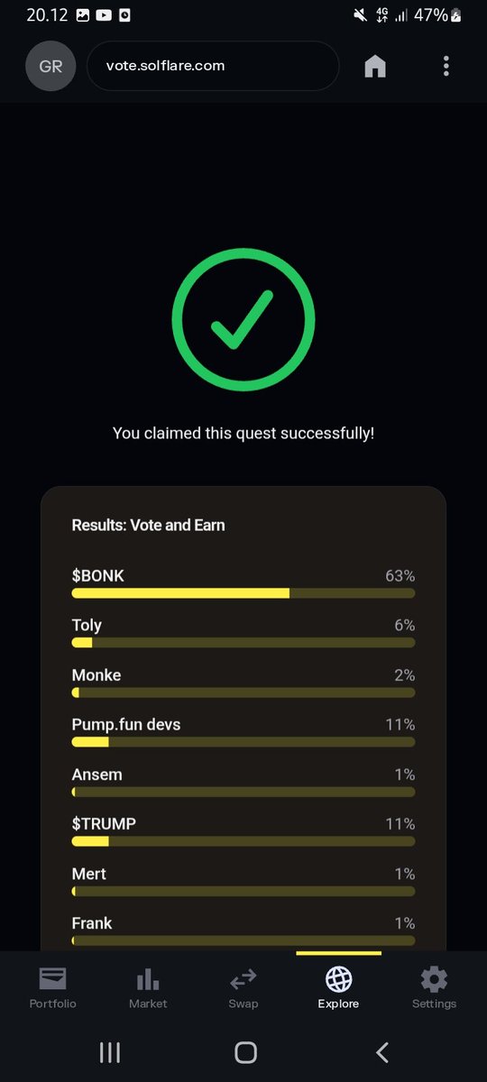 Just voted <a href="/solflare/">Solflare - The Solana Wallet</a>

#SolflareVote