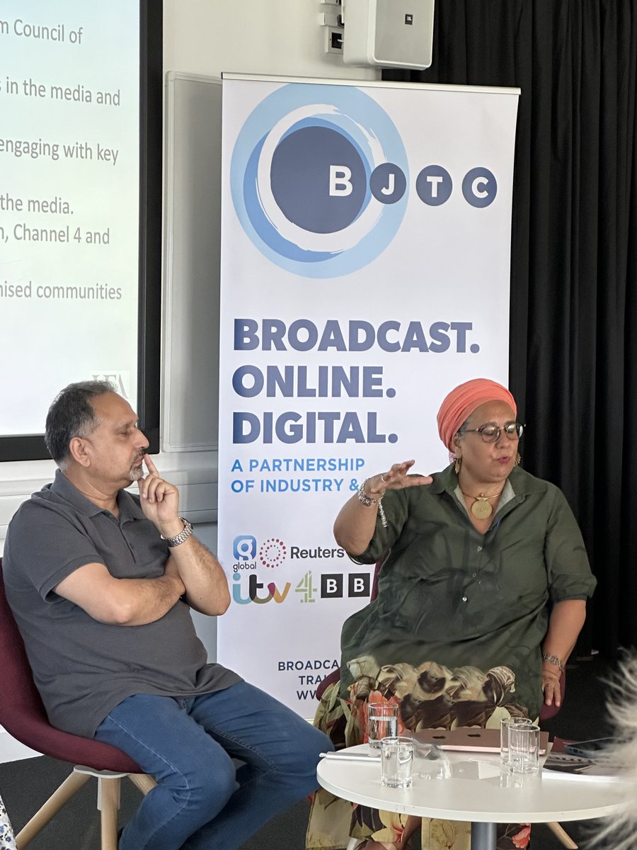 BJTC_UK's tweet image. What a great #bjtc summer conference hearing best practice tips from industry and training partners about diversity, sports journalism and emerging newsroom skills.