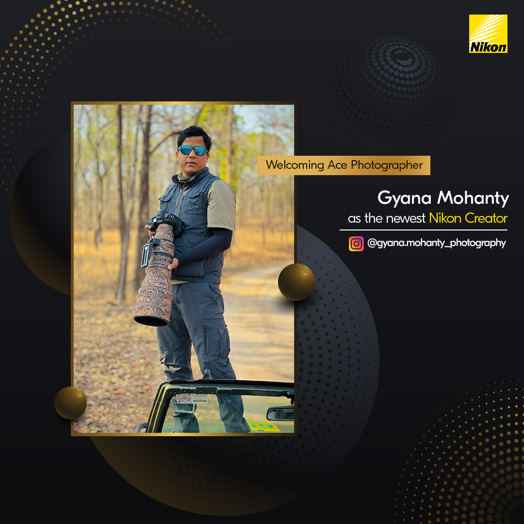 We’re proud to introduce Gyana Mohanty, a renowned wildlife photographer from India whose lens captures the raw beauty and intricate harmony of the wild.
Through immersive workshops across India and abroad, he mentors aspiring photographers and champions wildlife photography.