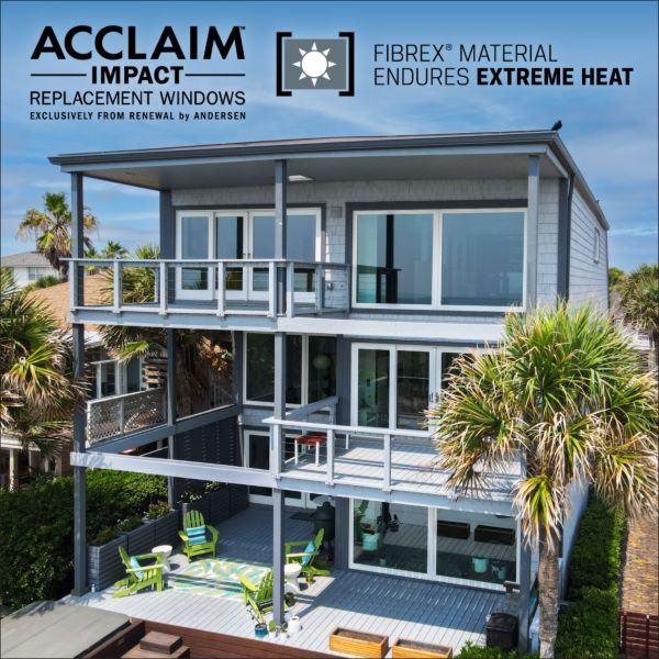 Stay Safe and Secure in Any Weather! Our windows are crafted with our exclusive Fibrex® material to handle extreme weather conditions, ensuring your home remains protected and beautiful. Experience the ultimate durability now! Licensed &amp; Insured #CGC1527613 #ReliableWindows