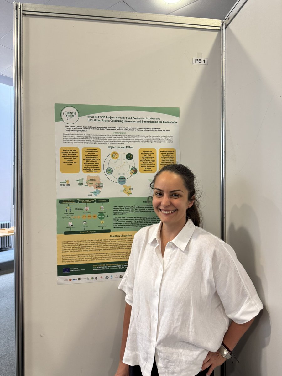 INCiTiS-FOOD (@incitisfood) on Twitter photo 🌱 INCiTiS-FOOD was showcased at the 15th CASEE Conference in Novi Sad, Serbia! Thanks to partners from <a href="/FoodscaleHub/">Foodscale Hub</a> for presenting our mission to enhance urban & peri-urban food production in Africa.
🔗 incitis-food.eu
#FOOD2030EU #HorizonEurope #ResearchImpactEU 🌱 INCiTiS-FOOD was showcased at the 15th CASEE Conference in Novi Sad, Serbia! Thanks to partners from <a href="/FoodscaleHub/">Foodscale Hub</a> for presenting our mission to enhance urban & peri-urban food production in Africa.
🔗 incitis-food.eu
#FOOD2030EU #HorizonEurope #ResearchImpactEU