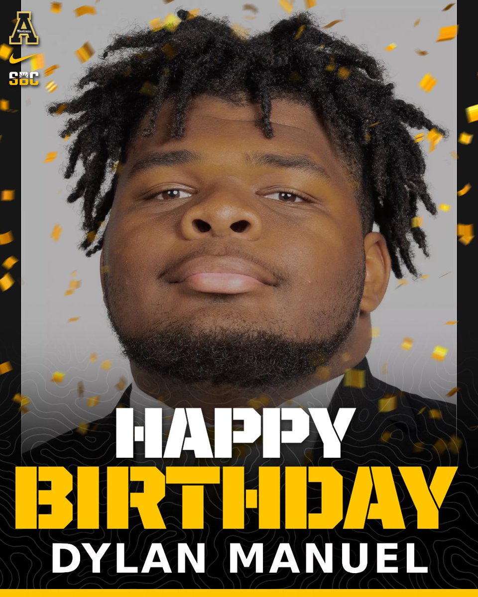 Happy birthday to Mountaineer, <a href="/DylanManuel99_/">Dylan Manuel</a> 🎉 

#GoApp #AppFamily
