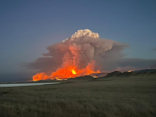 California: The Madre Fire burned through the night and is now 35,530+ acres, making it the largest California wildfire this year. The fire is 5% contained. 

Large swaths of red flag warnings are forecast across the American west today. 

Thanks to subscriber A.J. Ramirez for