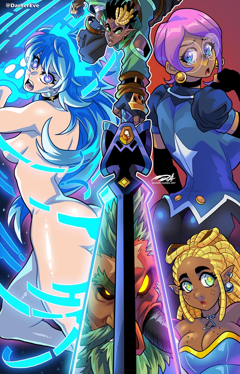 Promo artwork for the 6th issue of Freakier Than Normal: “Masks Empire”!  This is the issue I drew, and I’m really proud of how it turned  out.This episode is also a loving tribute/parody of one of our favorite  games, The Legend of Zelda.

-Support the Kickstarter :