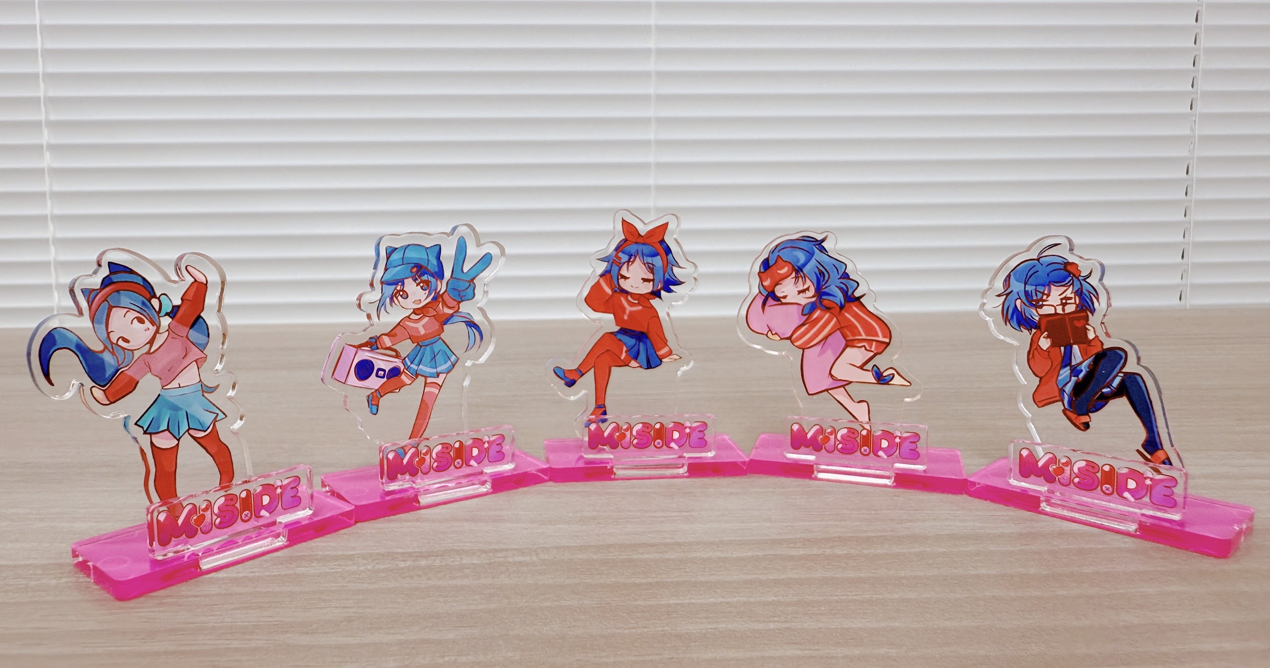MiSIDE ミサイド　ミニアクリルスタンド　5個 MiSIDE ミサイド ミニアクリルスタンド 5個 Amazon.co.jp