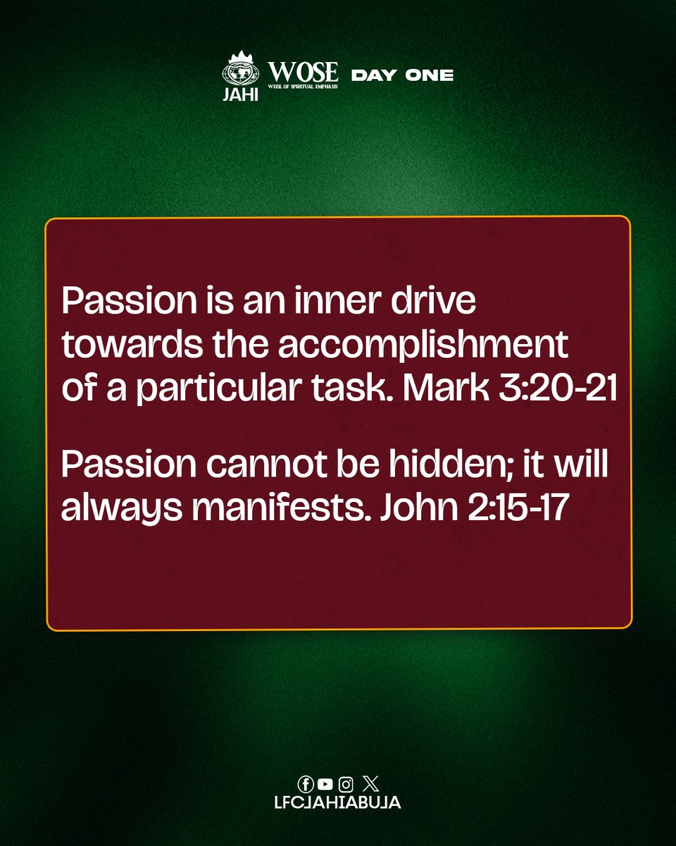lfcjahiabuja's tweet photo. Day 1 Recap โ Spiritual Week of Emphasis
Grace is flowing, faith is rising, and lives are shifting!
Itโs Day 2 today donโt miss it for anything!
#SpiritualWeekOfEmphasis #Day2 #LFCJahi #DivineEncounters https://t.co/nZJjUJWXtE