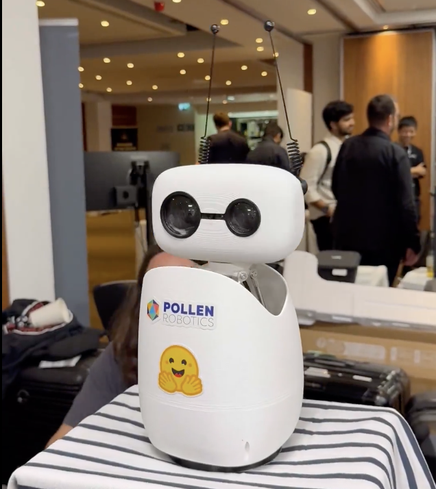 Robotics: the open robotics ecosystem has been expanding rapidly and we expanded the efforts with the acquisition of Pollen robotics. Some highlights:
> Reachy mini: a small, affordable robot for coders - coming soon!
> SmolVLA: a smol foundation model for robotics built in