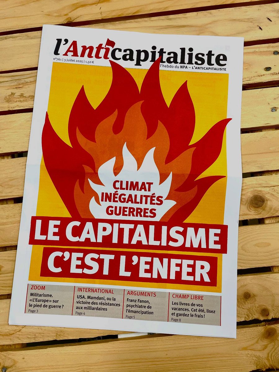 🔥 Climat, inégalités, guerre : le capitalisme c’est l’enfer !
🗞️ Nouvel hebdo dispo !
Actus sociales et internationales, tous nos articles sont en accès libre sur notre site
👉 lanticapitaliste.org