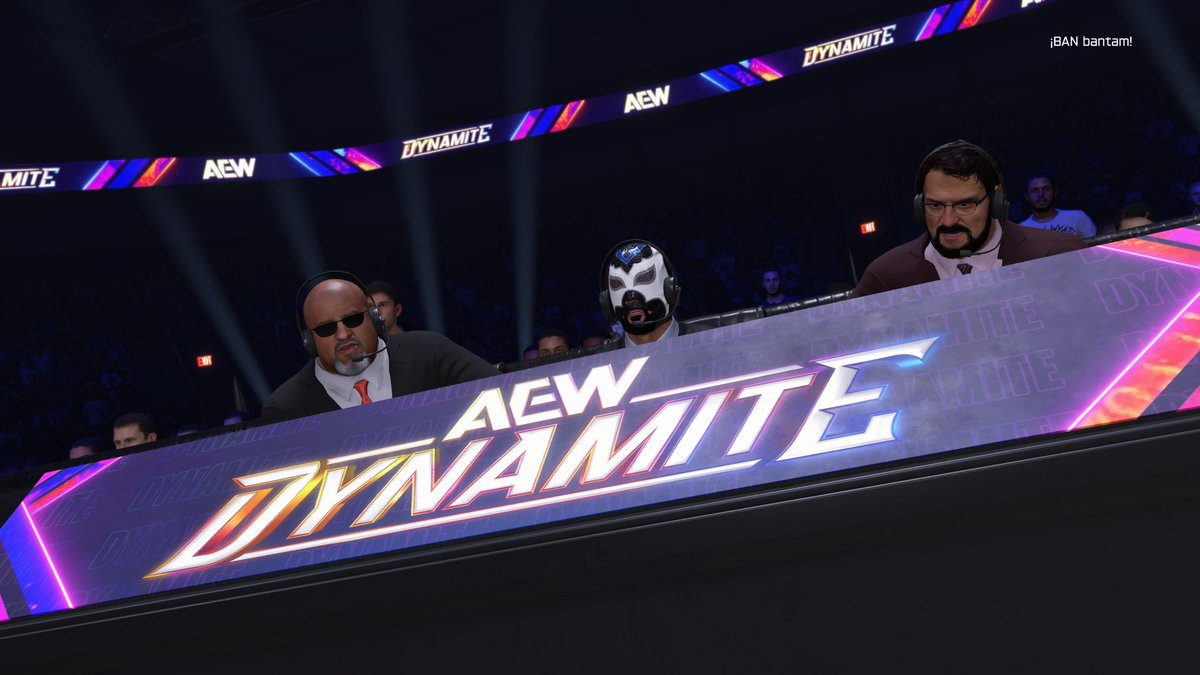 🎧 AEW Commentators 🎧
Taz, Excalibur &amp; Tony Schiavone
available now!! #WWE2K25