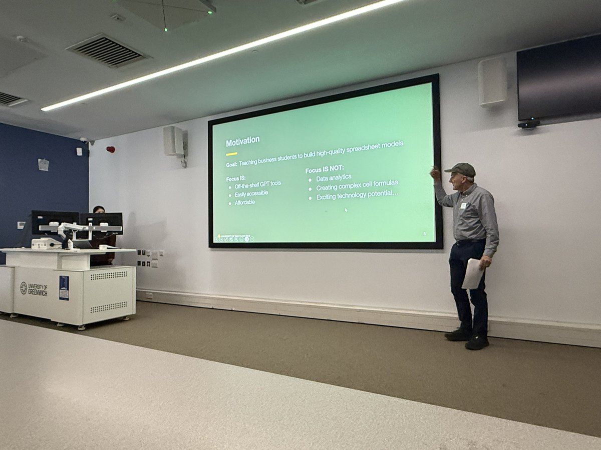EuSpRIG's tweet image. Prof. Tom Grossman, Yuan Chen and Sooiko Datuashvili on their paper “Experiments with GPTs for spreadsheet modelling” #AI