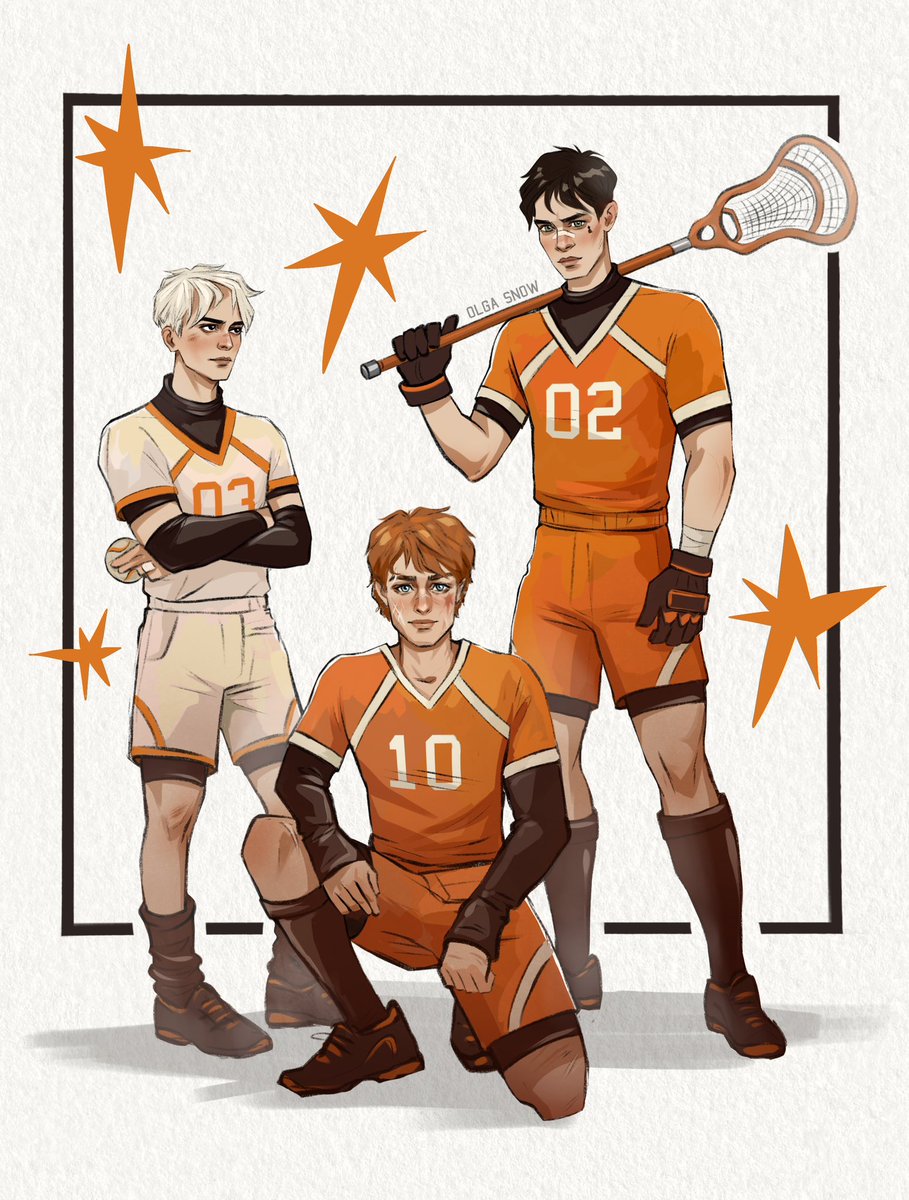 olgasnoww's tweet image. Favorite #aftg trio!🦊 #aftgfanart #AllForTheGame #kevinday #neiljosten #andrewminyard