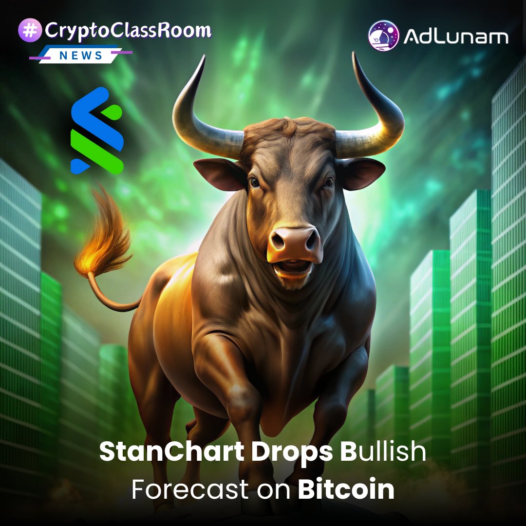 Standard Chartered just dropped a mega-bullish forecast:
👉 $135K BTC by Q3
👉 $200K by year-end
👉 $500K by 2028
ETF inflows and corporate buying are rewriting the rules.
🌕 Are you ready for liftoff?
🔗 Read the full article:
cointelegraph.com/news/standard-…

#Bitcoin #Crypto #BullRun