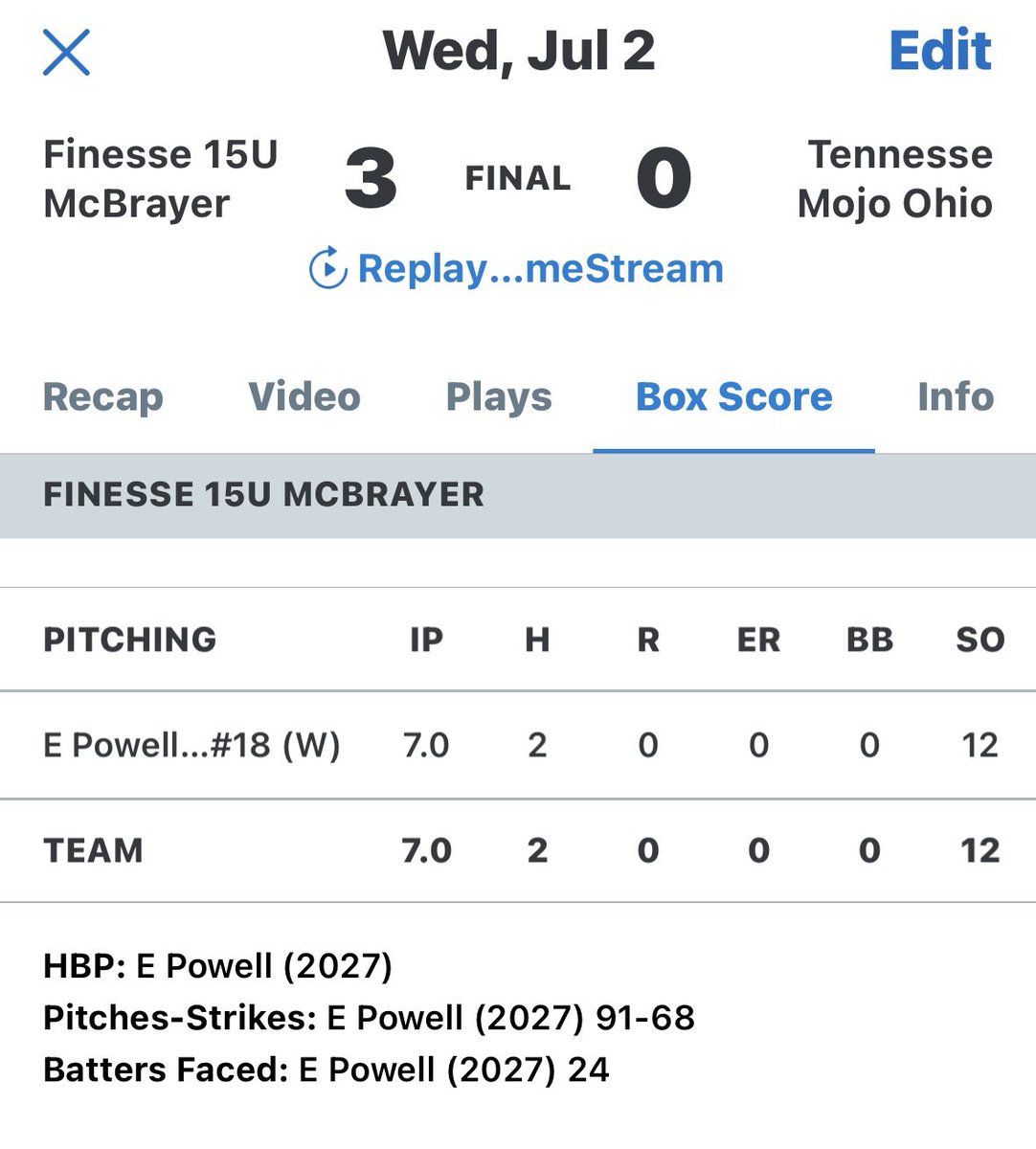 Finesse 16U National - McBrayer tweet media