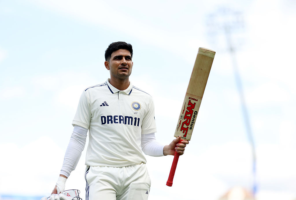 cricbuzz's tweet image. FIRST TEST DOUBLE HUNDRED FOR SHUBMAN GILL! 

🎯Indian captains with double hundreds in overseas Tests:

- Virat Kohli
- Shubman Gill 

END OF LIST. 

#ShubmanGill #ENGvIND