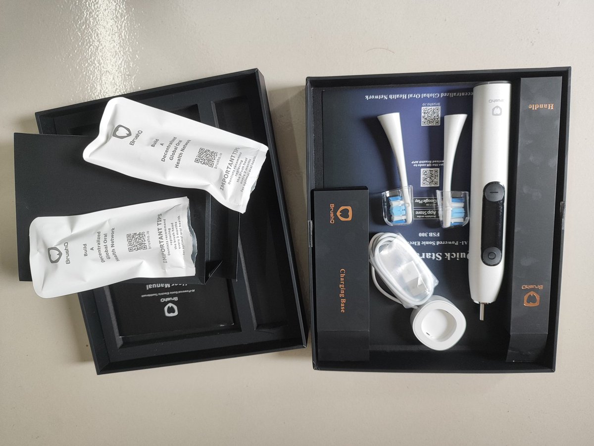 Tasin0524's tweet photo. Excited to officially join the @BrushONetwork family as an ambassador! 💙

A big thank you for the amazing gift — the BrushO FSB300 AI-Powered Toothbrush 🦷

It’s sleek, smart, and makes brushing feel like a tech upgrade!
Proud to be part of a brand that’s redefining oral care https://t.co/0kfelar9x2