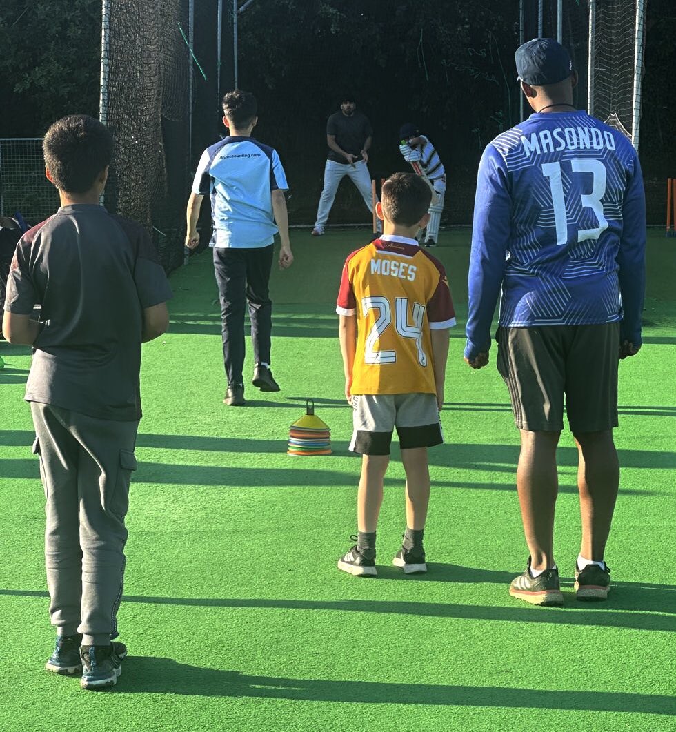 Dale Coach Sizwe and senior players Wasim and Abdul developing skills and confidence in our juniors 🐝🏏#cricketlife #juniorcricket #mtd