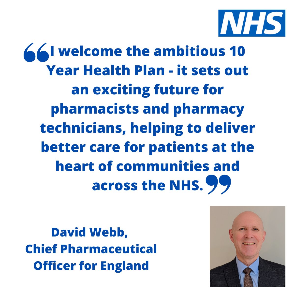 It's great to see the publication of the 10 Year Health Plan today, to get the NHS back on its feet and make it fit for the future: gov.uk/government/pub…