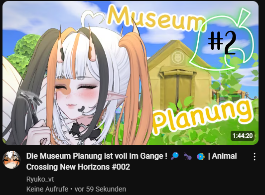 Das nächste Animal Crossing New Horizons VOD zum Letzen Animal Crossing stream ist jetzt online !!🫧🐟
Lasst gerne eine Positive Bewertung daaaa🧡🧐 

Zum Video : youtu.be/duFcG_IS6mw?si…