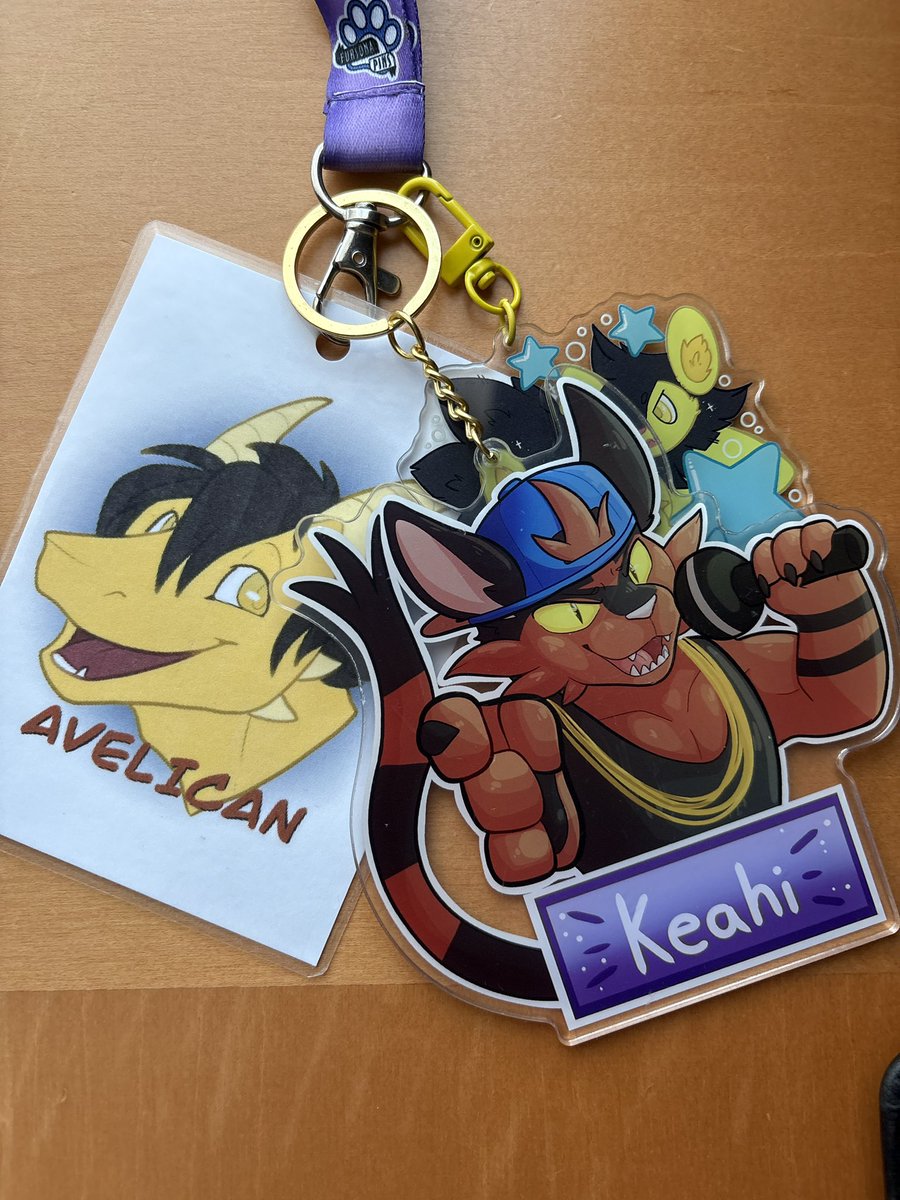 Good morning Anthrocon! If you see me wearing this badge, please say hi!

You might also see me cosplaying as a certain rap cat at some point this weekend~