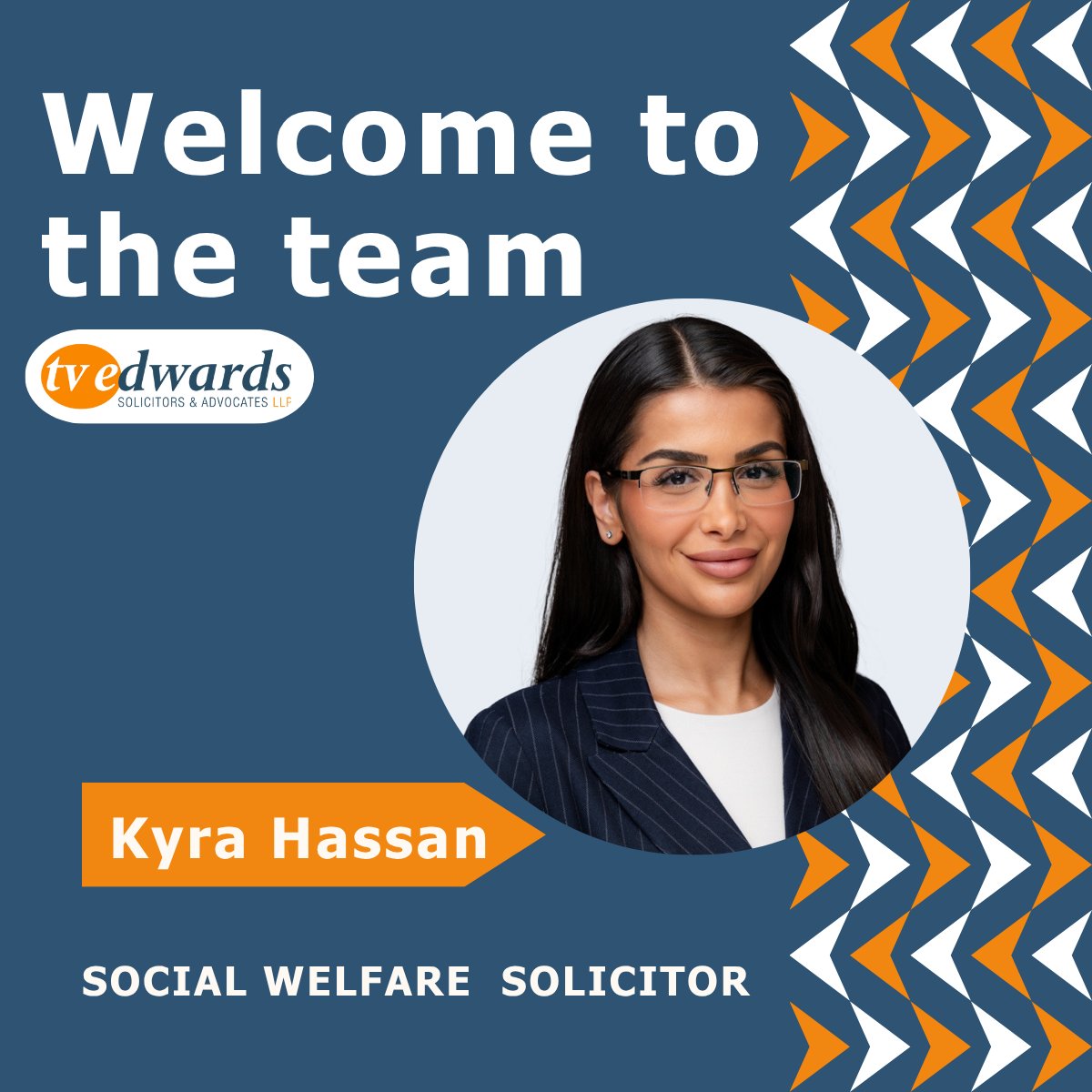 We are delighted to welcome solicitor Kyra Hassan, who will make an excellent new addition to the social welfare team!!

Read Kyra’s full profile here: 👉 bit.ly/3I8R6PC

#WelcomeToTheTeam   #SocialWelfareLaw #HousingSolicitors