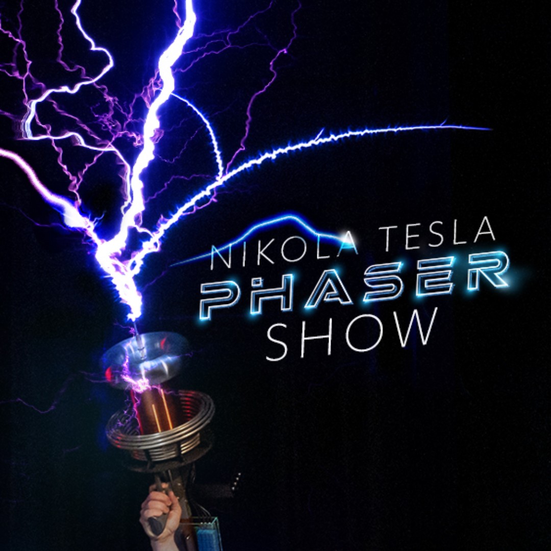 Beginning this weekend, watch the principles of electricity come to life in a thrilling live demonstration featuring a powerful, hand-held Tesla Coil phaser in our Nikola Tesla Phaser Show! ⚡🔬

Admission to this show is free, but space is limited, so reserve your tickets today!