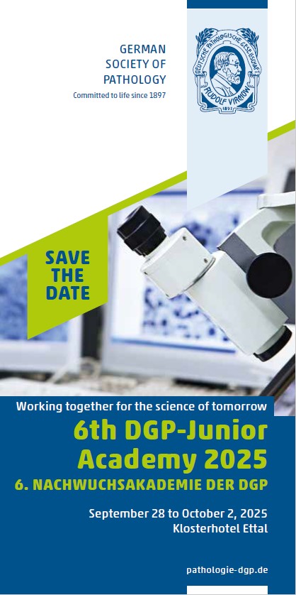 pathsoc's tweet image. 📅 DEADLINE: 14 July 2025
Don't forget to apply for a retreat at the 6th Junior Academy of the German Society of Pathology in Ammerland, Bavaria (Sept 28–Oct 2, 2025)
Travel, accommodation & meals covered
Email geschaeftsstelle@pathologie-dgp.de
Info: pathologie-dgp.de/nachwuchs/nach…