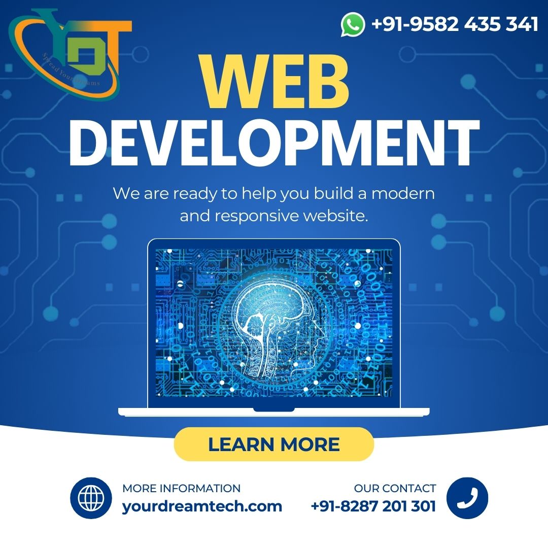 yourdreamtechh's tweet photo. Contact YDT® at +91-8287201301 - A Leading Website Design-Development, App Development & Digital Marketing solution at https://t.co/wMkKPt4L7Z
#webdesign #websitedevelopment
#websitedesignindia #webdevelopmentindia #webdesignservice #webdesigncompanyindia
#yourdreamtechnologies https://t.co/3cEoQCPk3Y