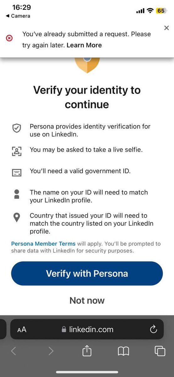 cryptexSupport's tweet image. I’ve been trying to recover my LinkedIn account for 3+ months — and I’ve run out of options.
@LinkedIn @LinkedInHelp I need your help.
My name is Daniil Khokhulya (also Danyil Khokhulia — both are legal spellings).
Still locked out after verification.
Refs: #250419-003786 + more