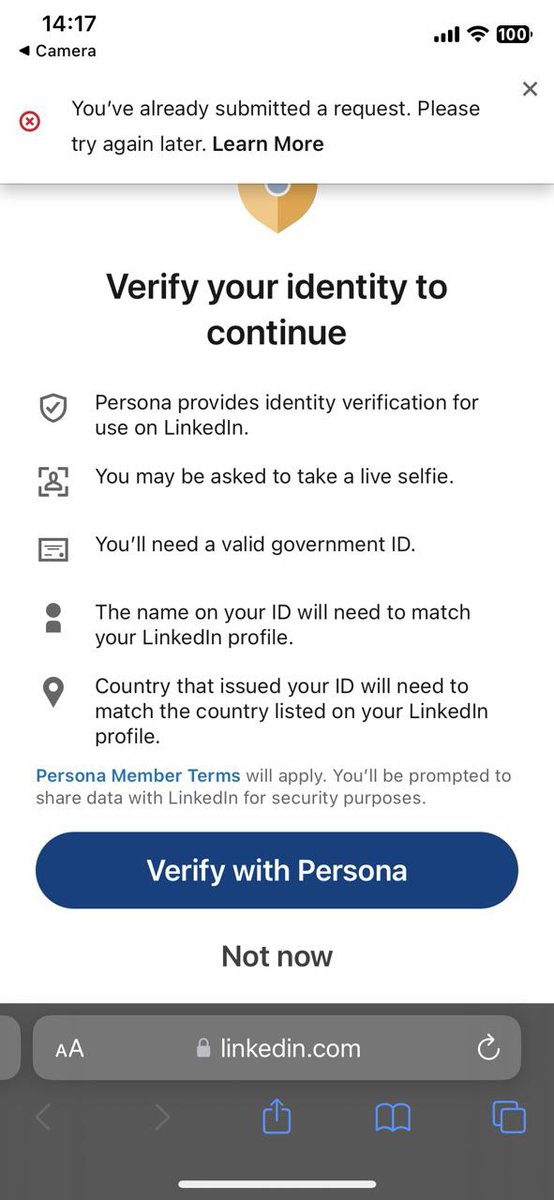 cryptexSupport's tweet image. I’ve been trying to recover my LinkedIn account for 3+ months — and I’ve run out of options.
@LinkedIn @LinkedInHelp I need your help.
My name is Daniil Khokhulya (also Danyil Khokhulia — both are legal spellings).
Still locked out after verification.
Refs: #250419-003786 + more