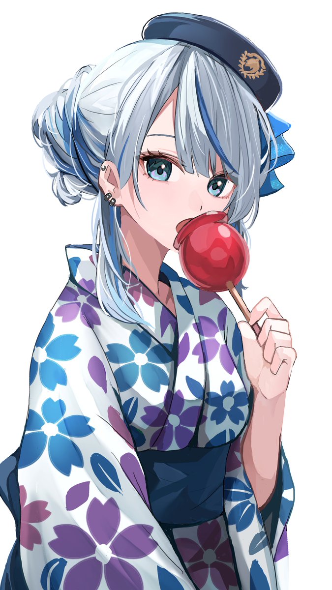 sakuradakey's tweet image. #描いていルカ　＃100日チャレンジ
DAY36 浴衣ルカちゃん