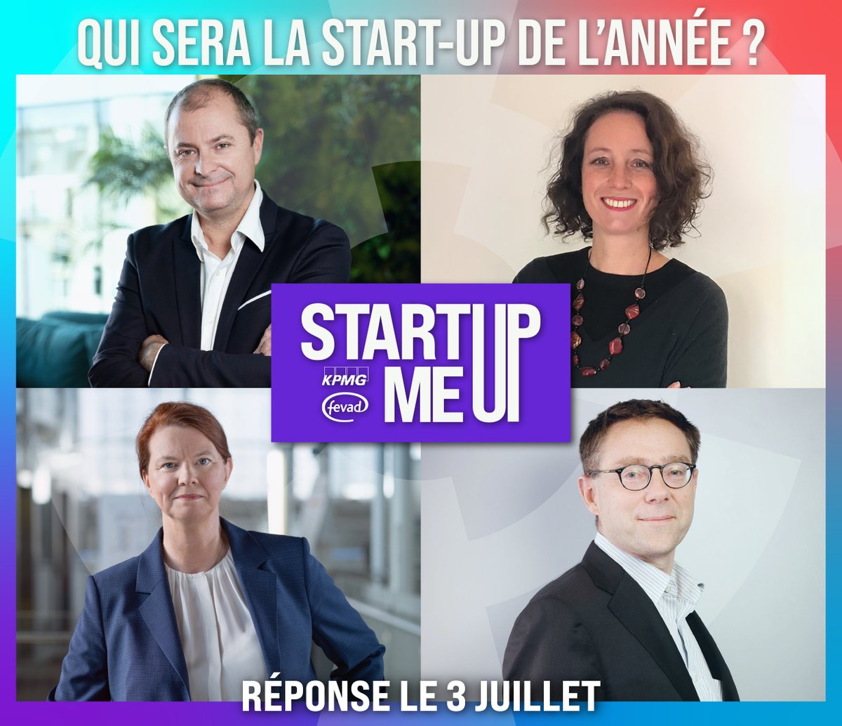 FEVAD (@fevadactu) on Twitter photo Face aux start-up cette année, un jury d'experts avec : <a href="/ajouteau/">Antoine Jouteau</a>, Eva Paredes, <a href="/Anne_Pruvot/">Anne Pruvot</a>, <a href="/otheulle/">Olivier Theulle</a>
#SMU25 #StartMeUp #Fevad #ecommerce <a href="/KPMGInnoLab/">KPMG Innovation Lab</a> Face aux start-up cette année, un jury d'experts avec : <a href="/ajouteau/">Antoine Jouteau</a>, Eva Paredes, <a href="/Anne_Pruvot/">Anne Pruvot</a>, <a href="/otheulle/">Olivier Theulle</a>
#SMU25 #StartMeUp #Fevad #ecommerce <a href="/KPMGInnoLab/">KPMG Innovation Lab</a>