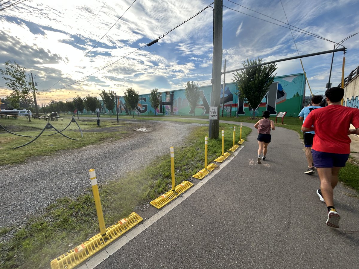 First weekly pitch &amp; run Birmingham edition is in the books! 

Beautiful morning for a fun run with good conversation and better people.

Join us next Thursday 6:30am at <a href="/innovationdepot/">Innovation Depot</a>.

All paces &amp; abilities welcome!