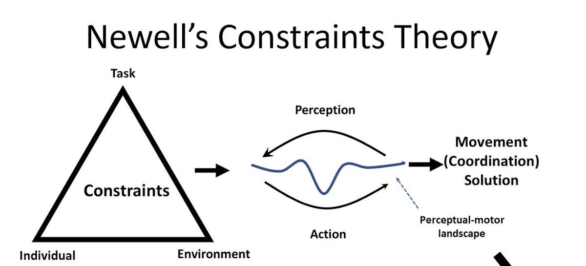 kyledupic's tweet image. The constraints led approach isn’t about leading the athlete to the movement you want. It helps shape the information the athlete is connecting to, creating powerful information-movement couplings that channel the movement behavior that emerges.

When you use constraints to try…