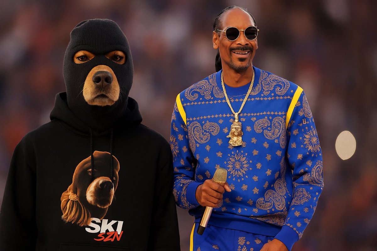 HODL2Glory's tweet photo. You know who I came with… real family only.
It’s the one and only D-O-double-G with my cuz $SKI MASK DOG.
Time to get the Dogg show rollin’… 🫳🎤
@SnoopDogg 🙌
#MaskStaysOn #Doggfather #SnoopDogg #Memecoin #Altcoins #BaseBlue https://t.co/hiziyKPdUa