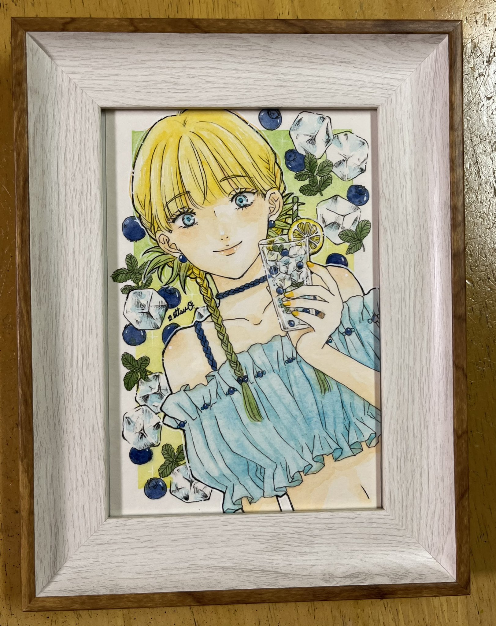 シャンプーハット小出水。原画 吉本興業シャンプーハット小出水絵