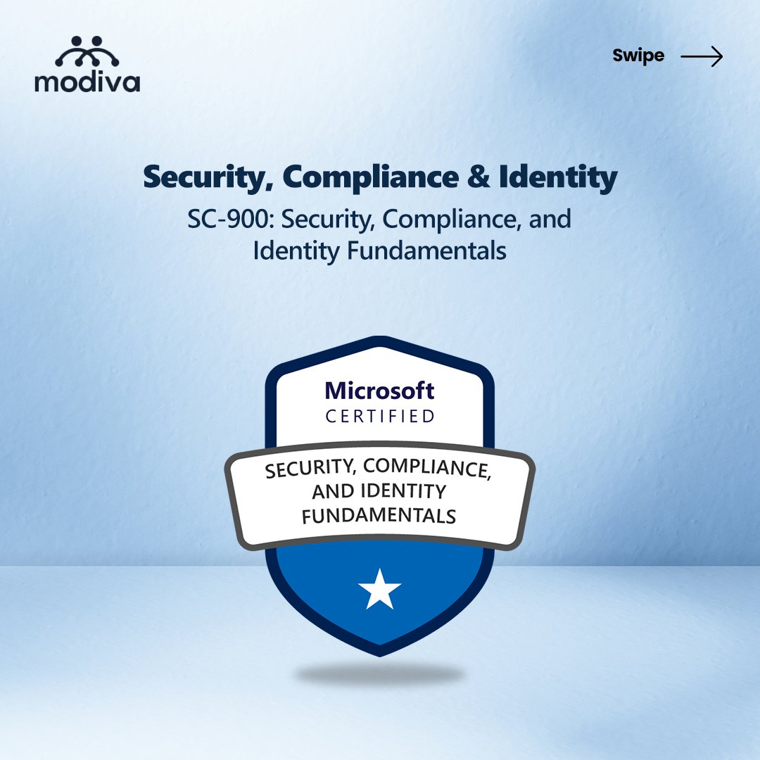 ModivaCommunity's tweet image. Whether it’s Azure, Power Platform, Dynamics, Security, or M365—Modiva’s Microsoft Fundamentals path helps you build essential skills &amp;amp; stand out in tech.
Start your journey today 👉 modiva.org/register
#MicrosoftCertifications #TechSkills #ModivaTraining
