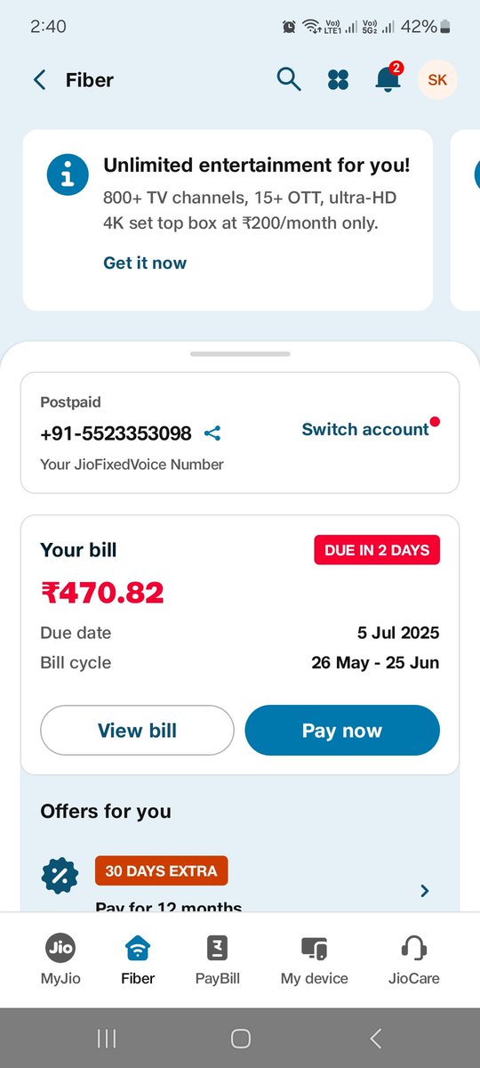 santoshgupta591's tweet photo. Im leave @JioCare jofiber 
Because  at time of my relocation old recharge voucher not credited untill. Im make maney call and mail and tweet but not any solution privided.
Im apply airtelfiber connection today. Bye bye @JioCare  jiofiber 

Im not intrested what u solution orivide https://t.co/z8n0eRq1ud