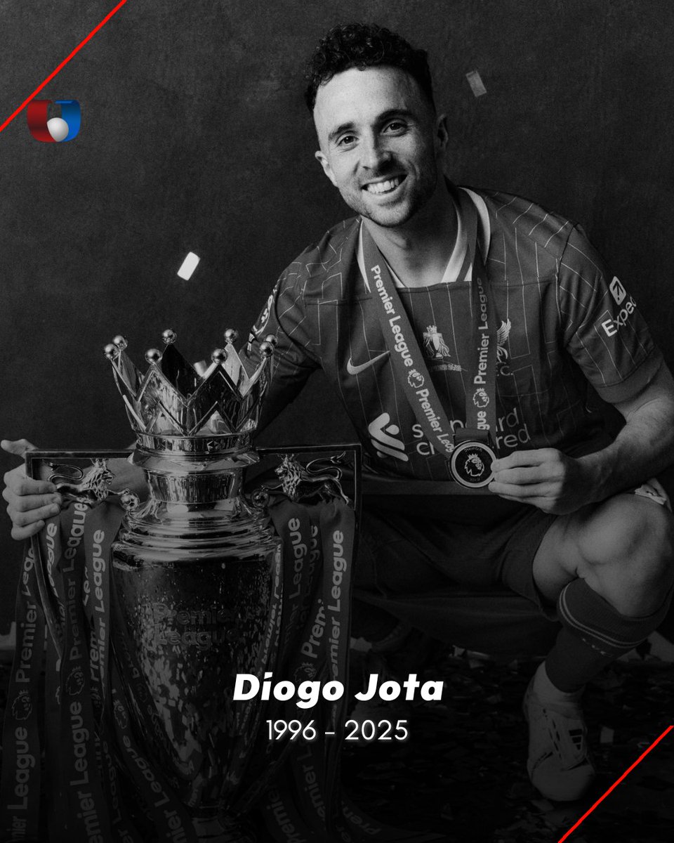 🔴 #LOÚLTIMO | Medios europeos confirman el deceso de Diogo Jota

➡️ El futbolista perdió la vida en un accidente de tránsito ocurrido en la madrugada en la provincia de Zamora, España, según medios internacionales.

➡️ Iba acompañado de su hermano André, también jugador