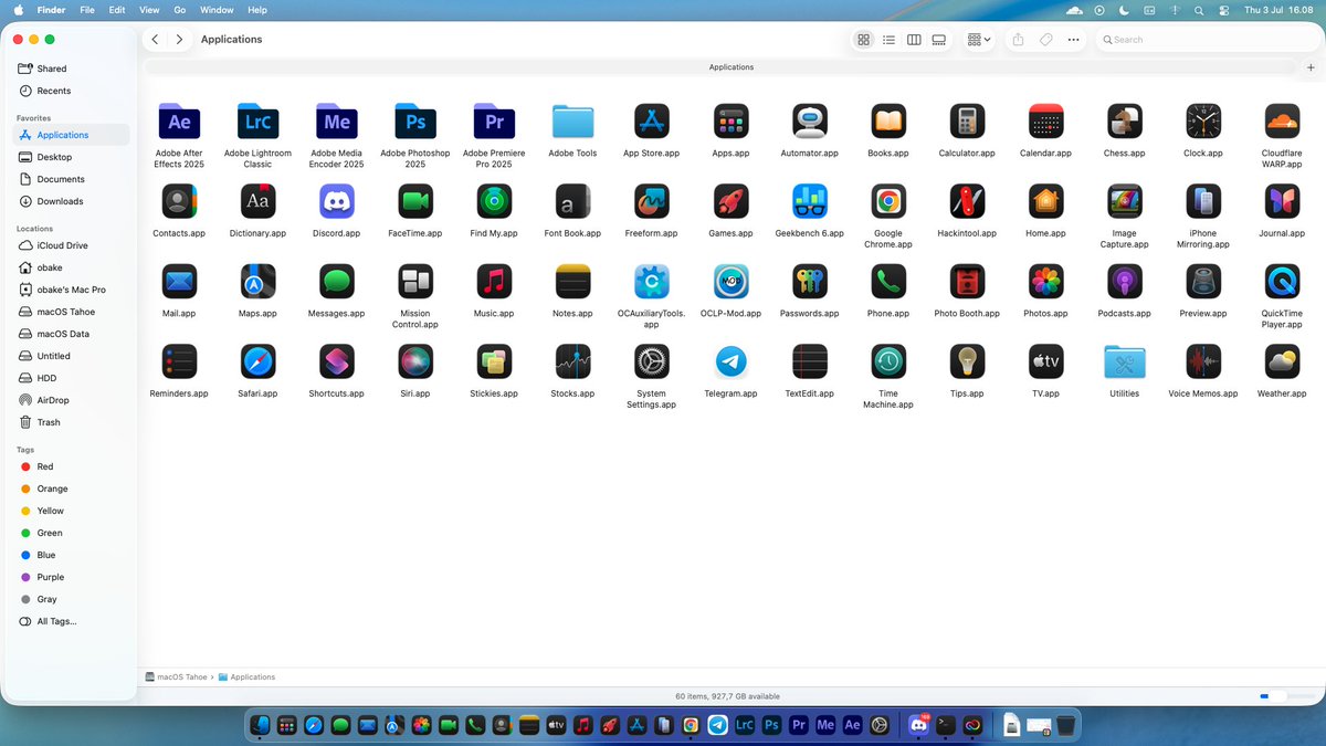 miriprian_'s tweet photo. Hackintosh macOS Tahoe 26 Beta 2
macOS 26, also known as macOS Tahoe, is the final major version of macOS that will support Intel-based Macs. Setelah itu (macOS 27 and latest) hanya eksklusif untuk mac Silicon.
The end of Hakcinsoth? https://t.co/NUtZXFMmbR