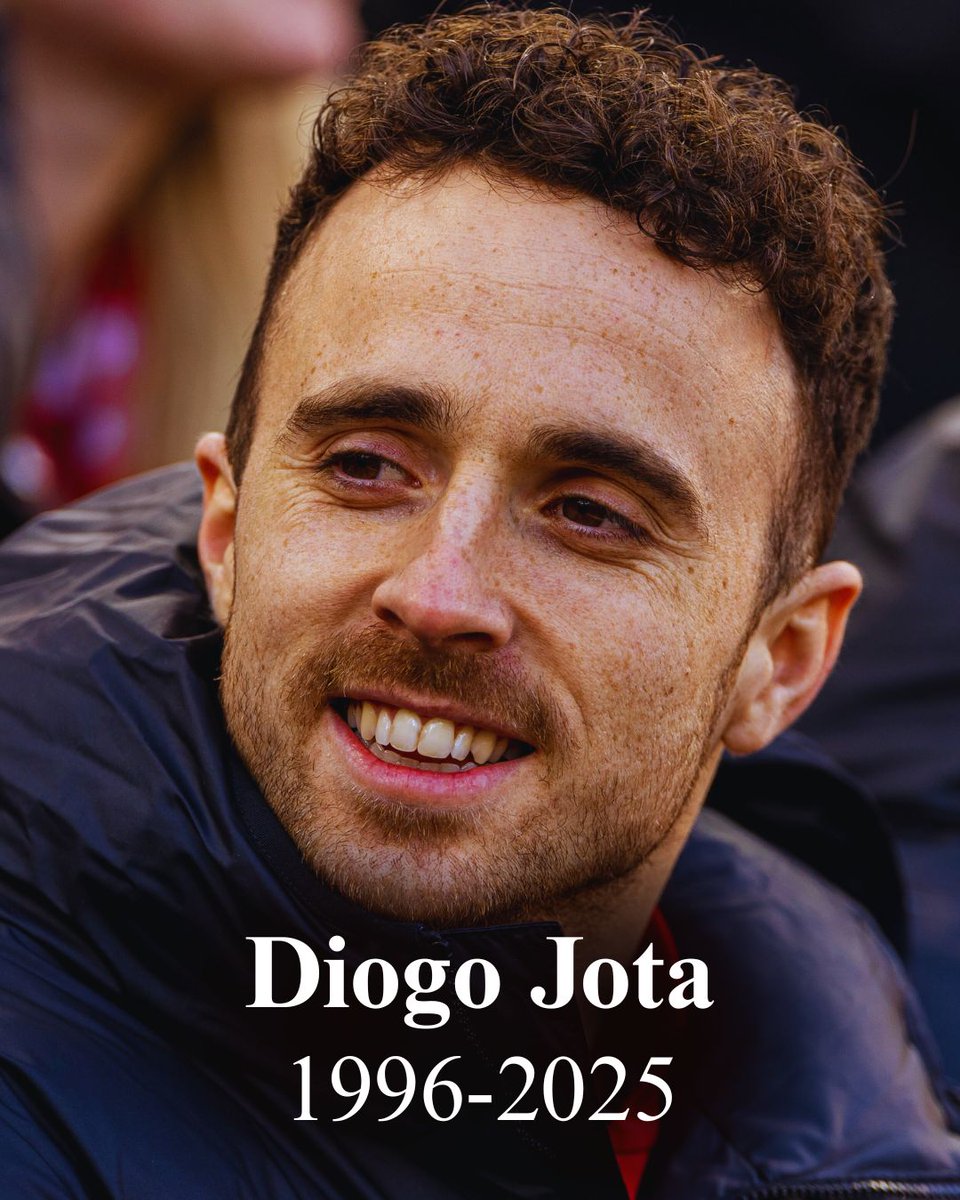 Rest in peace, Diogo Jota.

Our thoughts are with his family, friends and loved ones.