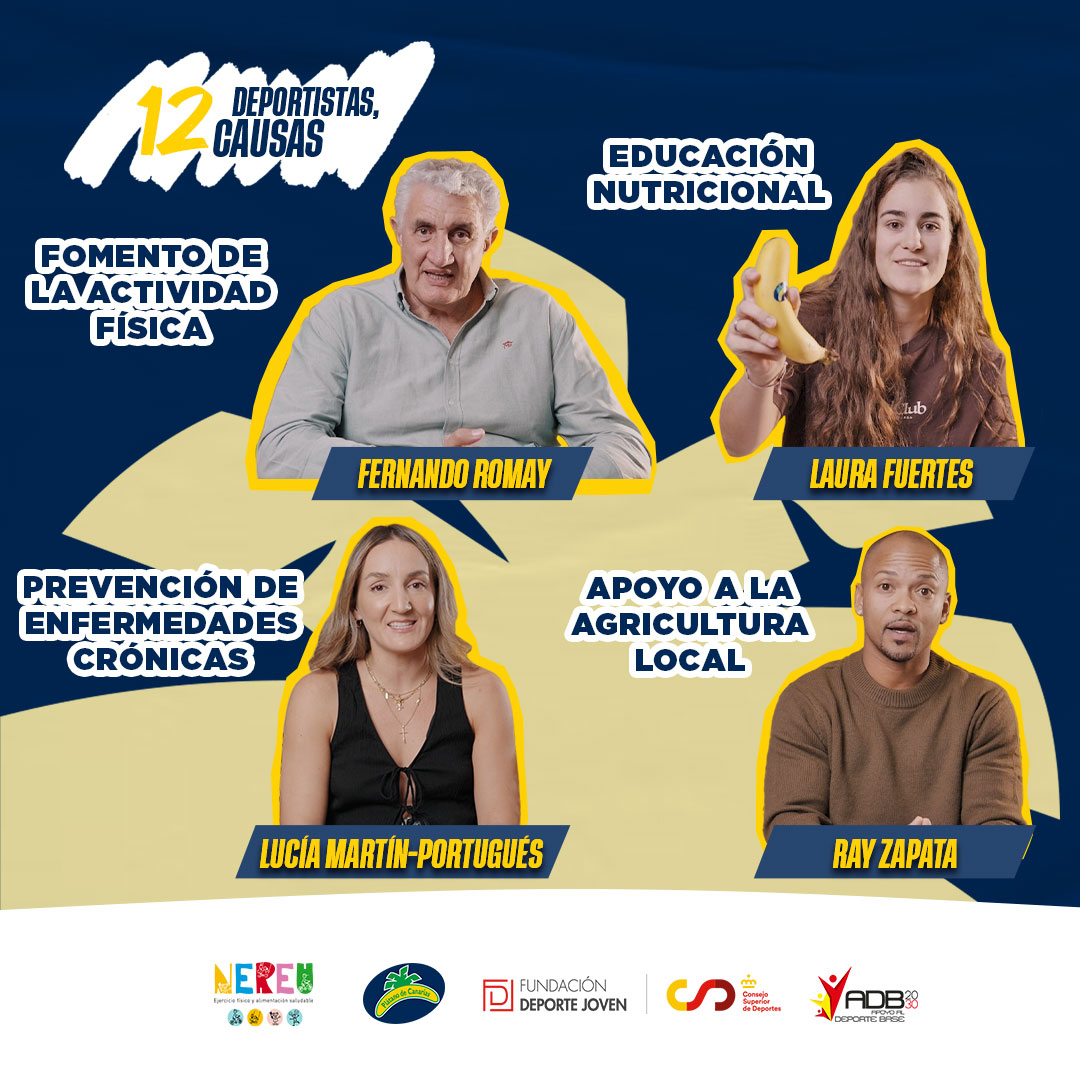 programa_nereu's tweet photo. 🤝🍌 #12DeportistasX12Causas 🤝🍌

12 leyendas del deporte nos inspiran a mejorar 💪
Gracias por ser referentes dentro y fuera del campo

Gracias @platanosiempre  @deportegob y @fundaciondepjov por apoyar esta iniciativa de #Nereu 👏

El reto sigue, ¿Te unes? 🏃🏼‍♂️ https://t.co/sst8pkdf7C