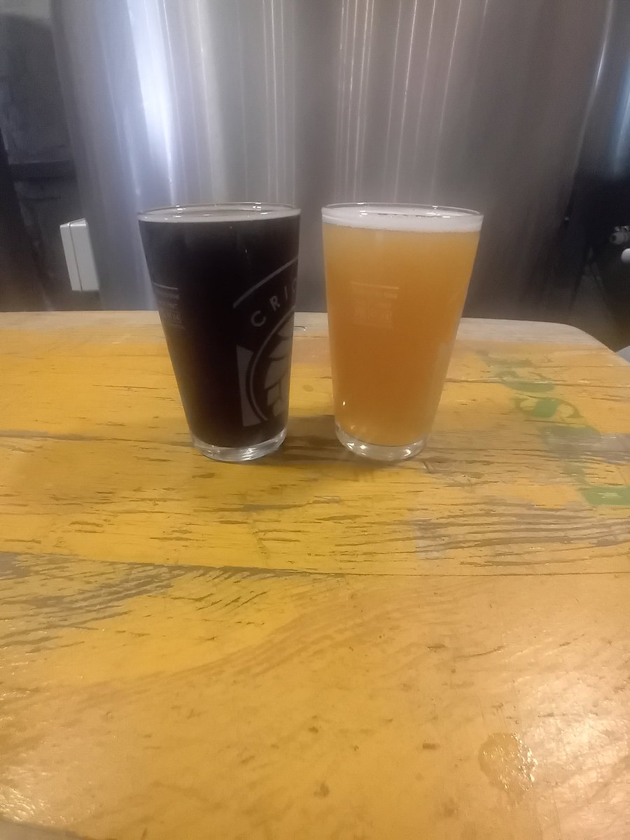 Over at <a href="/CrichBrew/">Crich Brew Co</a> in Belper drinking their Choc- Nilla Milk Stout and also @grumpyfishbrewco X @Dungeonbrewing FrostFinFury DIPA,  both tasting great. 

#crichbrewco #dungeonbrewing 
#grumpyfishbrewco #beer #craftbeer #beerporn #beers #beerstagram #instabeer #beergeek #beerlover