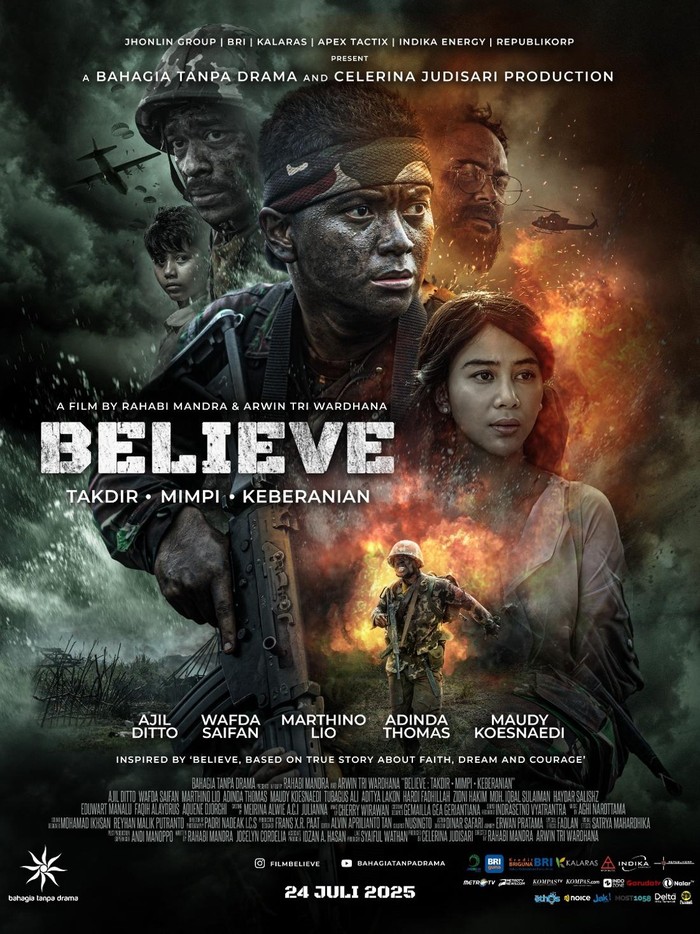 BELIEVE — Takdir, Mimpi, Keberanian. 
tayang 24 Juli 2025 di bioskop